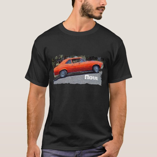 Chevy Nova 1972 - Camiseta de arte digital (Anverso)
