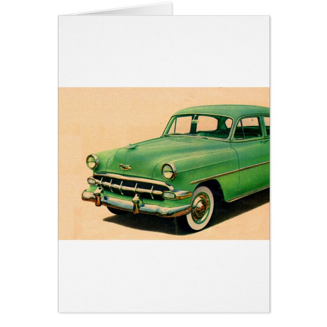 Chevy verde de los años 50 (Frente)