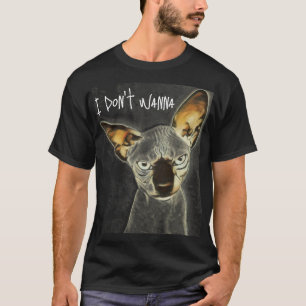 Chewy sez... No quiero. Camiseta oscura básica