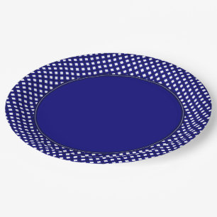 CHEX 4 PLATOS DE PAPEL AZUL OSCURO-2