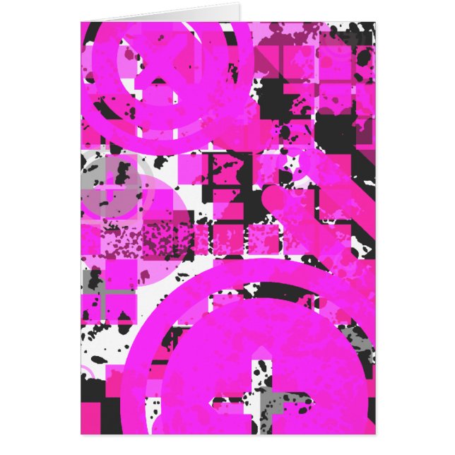 chex con problemas de color rosa caliente: (Frente)