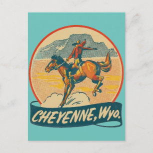 Cheyenne, tarjeta postal Wyoming