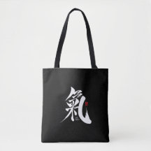 Chi - Bolsa de Tote Qi Kanji