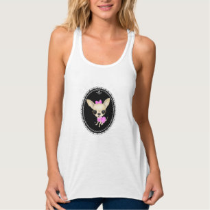 Chi Yum Yum Slim Fit Tank Top - Black