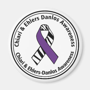 Chiari e imán de la cinta de la raya de la cebra