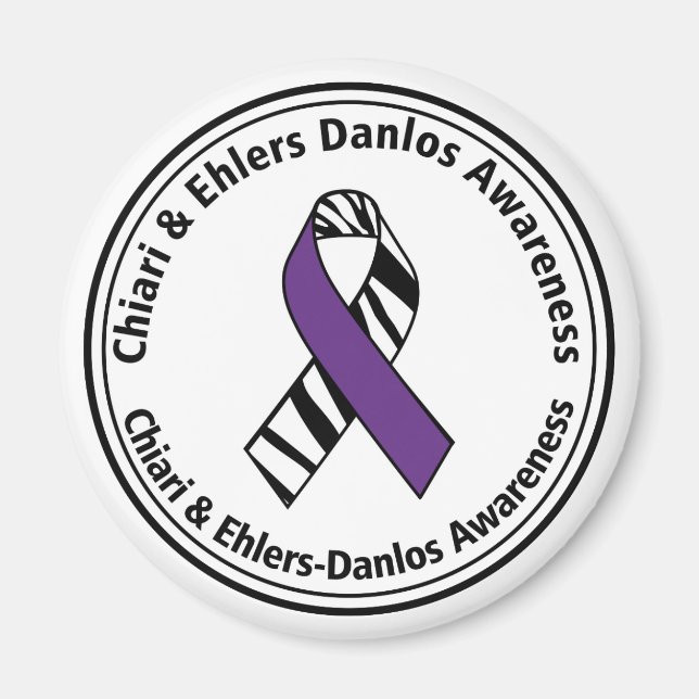 Chiari y EDS: imán de cinta de banda de cebra de c (Frente)