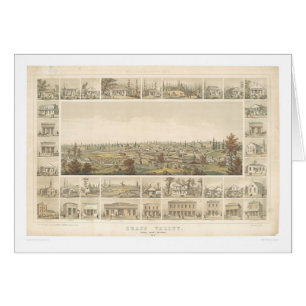 Chíbese el valle, mapa panorámico 1858 (0663A) d