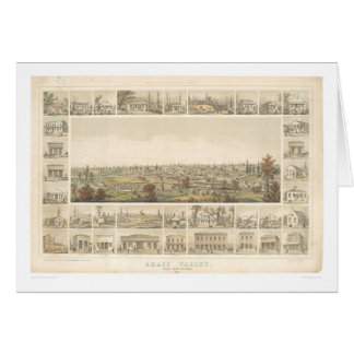 Chíbese el valle, mapa panorámico 1858 (0663A) del