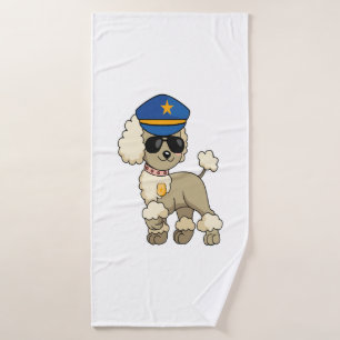 Chibi Anime Policía Poodle Dog