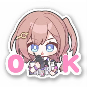Chibi Asta Pegatina