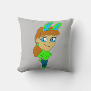 chibi bunnygirl tirada almohada