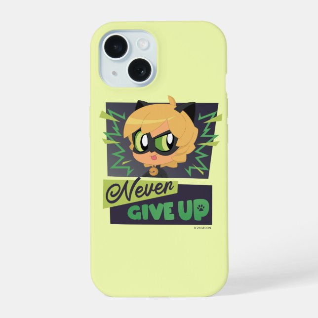 Chibi Cat Noir Nunca te rindas (Reverso )