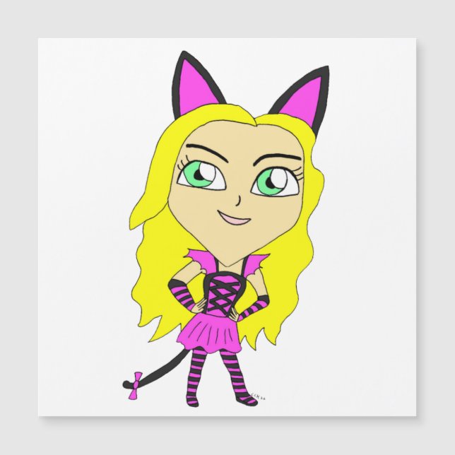 chibi catgirl (Anverso)