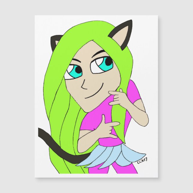 chibi catgirl (Anverso)