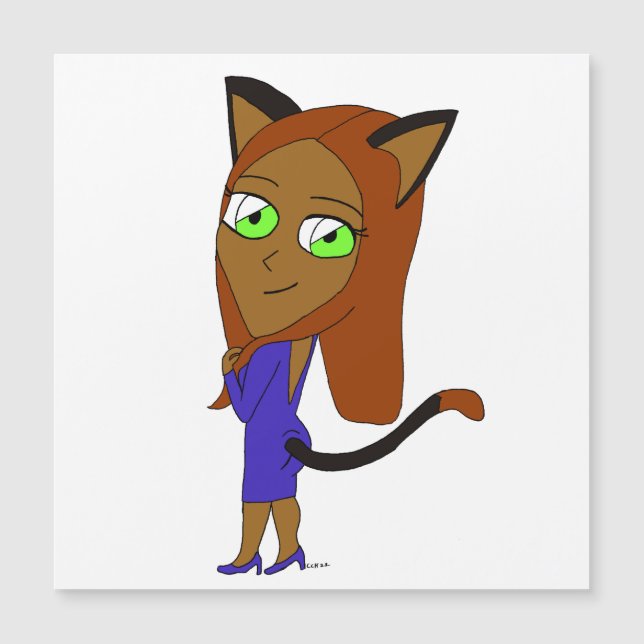 chibi catgirl (Anverso)