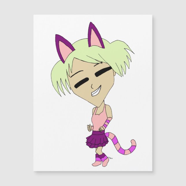 chibi catgirl (Anverso)