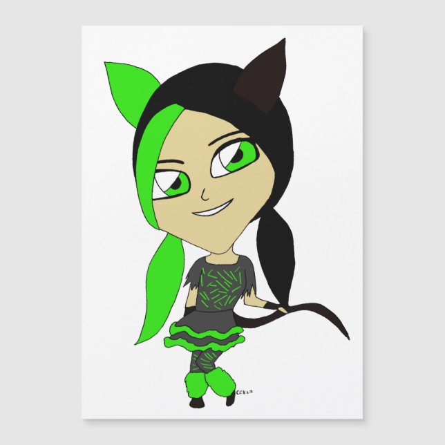 chibi catgirl (Anverso)