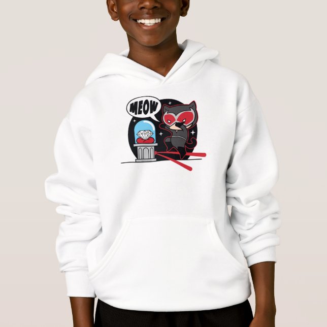 Chibi Catwoman Robando un diamante (Anverso)