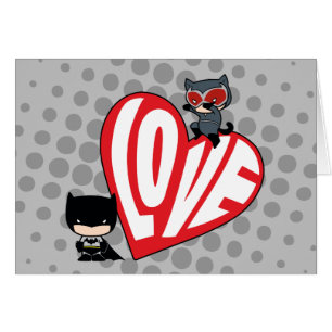 Chibi Catwoman salta sobre Batman