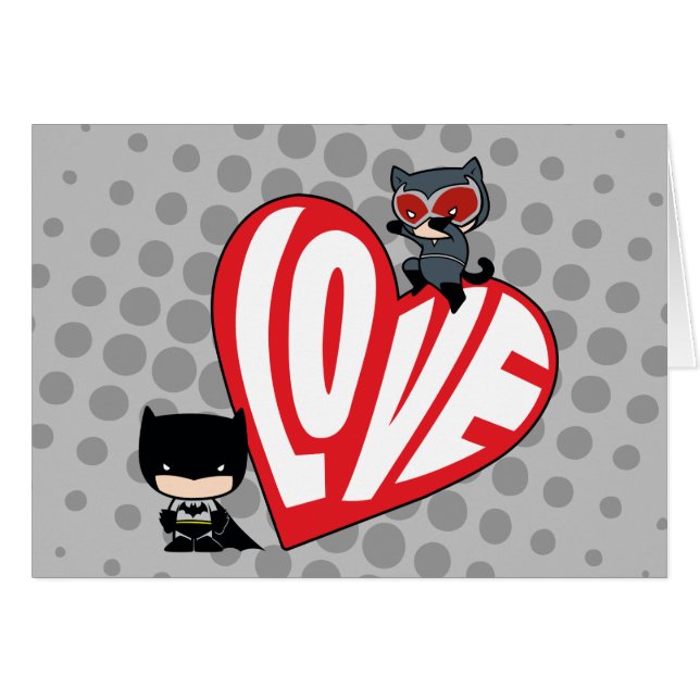 Chibi Catwoman salta sobre Batman (Anverso (Horizontal))