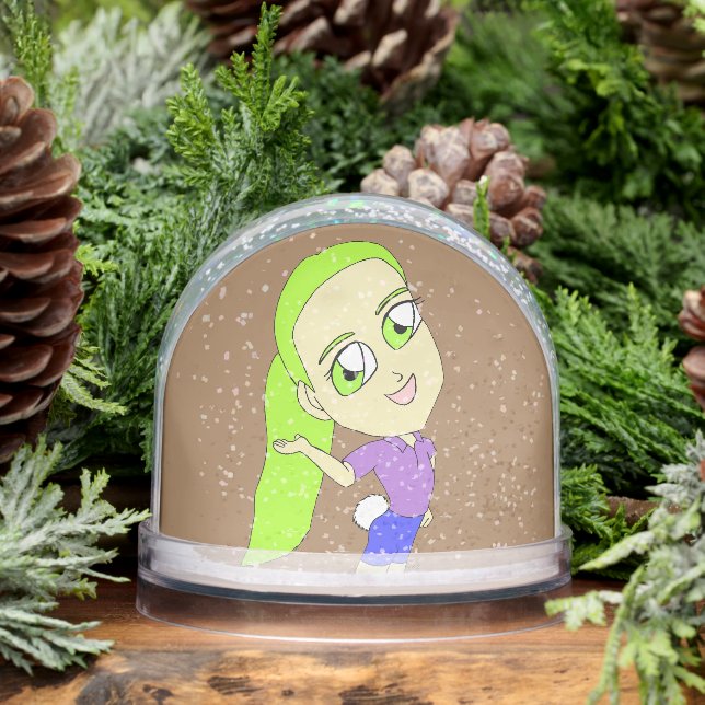 chibi chica con cola de conejo (Invierno)