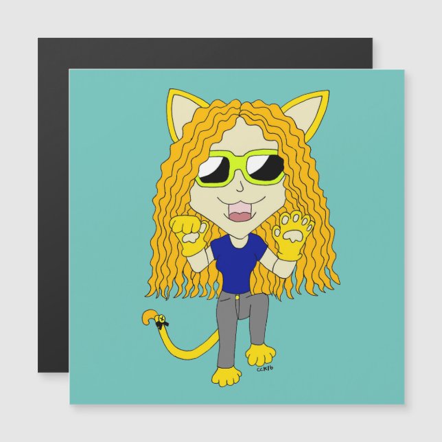 Chibi Chica con pezuñas (Anverso/Reverso)