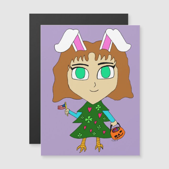 Chibi de Vacaciones Múltiples (Anverso/Reverso)