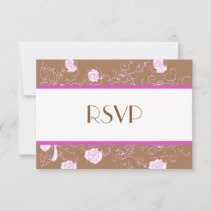Chic Boda Lesbiana Gay RSVP Dos Novias