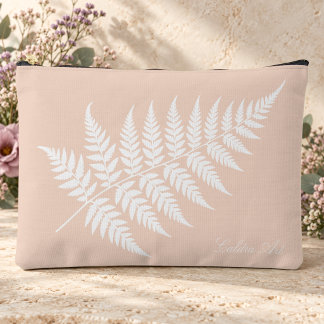 Chic Minimalista Bolsa Grande de Fern de Color Mel