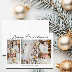 Chic Minimalista Feliz Navidad Fotocolage