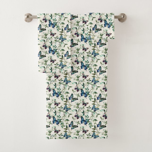 Chic Romántico Azul Mariposas Despedida de Soltera (In situ)