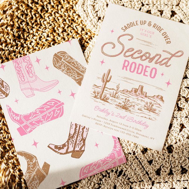 Chica 2ª Invitación al cumpleaños de Rodeo (Subido por el creador)
