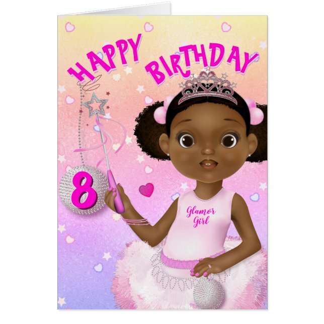 Chica afroamericana Fairy Princesa Ballerina (Frente)