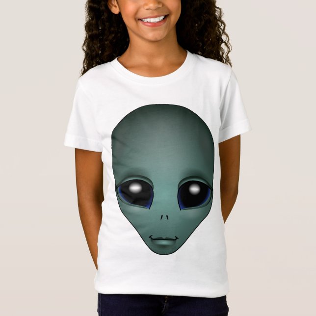 Chica Alien Shirt Chica Extraterrestre Camiseta Ex (Anverso)