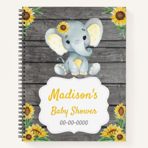 Chica amarillo, elefante libro Baby Shower ruso