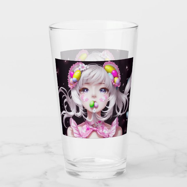 Chica Anime de Pascua/Primavera (Reverso)