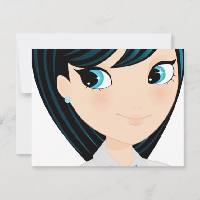 Chica asiático (Anverso)