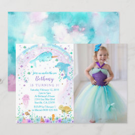 Chica bajo el mar - Foto invitada, tarjeta fotográ