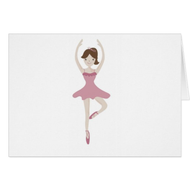 Chica Ballerina Rosa (Anverso (Horizontal))