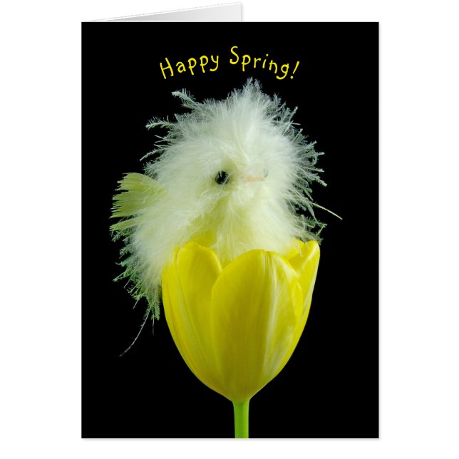 Chica bebé en tulipán amarillo (Frente)