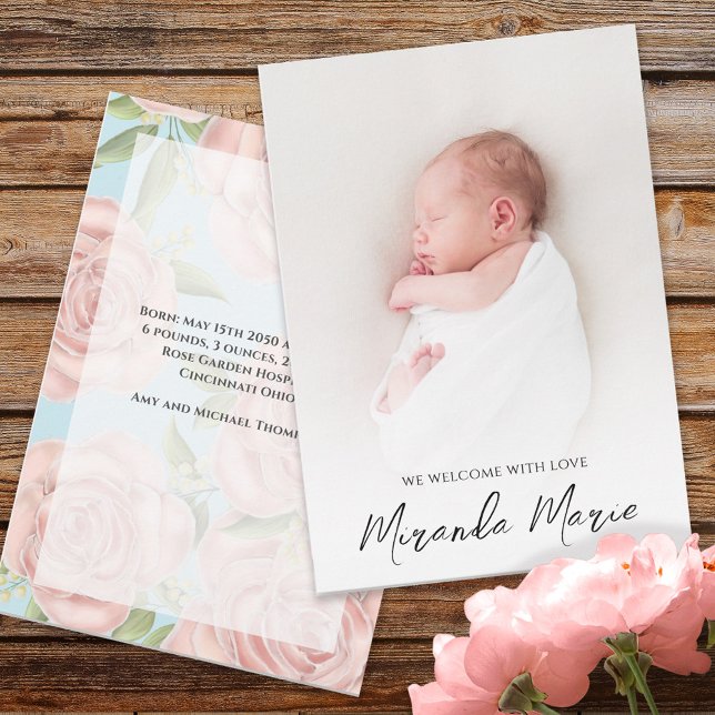 Chica Bebé Sobrecarga simple Textos Foto floral re (Subido por el creador)
