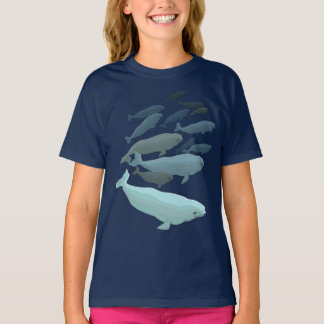 Chica Beluga Camisetas Beluga Camisa de ballena be