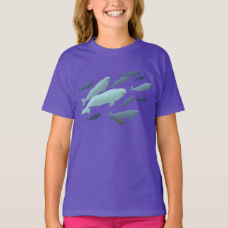 Chica Beluga Camisetas Beluga Camisa de ballena be