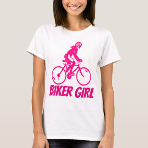 Chica BIKER, Camisetas BICICLETAS Damas
