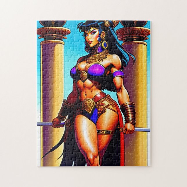 CHICA BODYBUILDER FANTASY JIGSAW PUZZLE (Vertical)