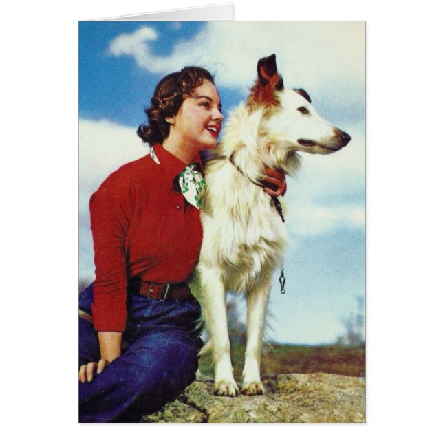 Chica bonito, perro Bonito (Frente)