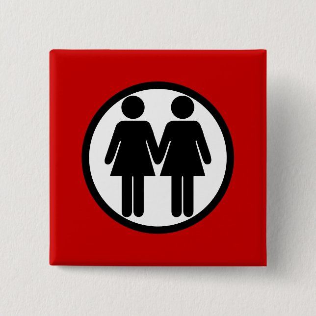 Chica + Botón rojo del chica (Anverso)