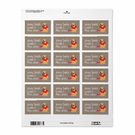 Chica cachorro nombre de perro etiqueta libro de e