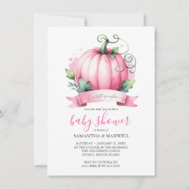 Chica Caída Bebé Invitaciones Ducha Pequeña Calaba