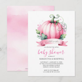 Chica Caída Bebé Invitaciones Ducha Pequeña Calaba